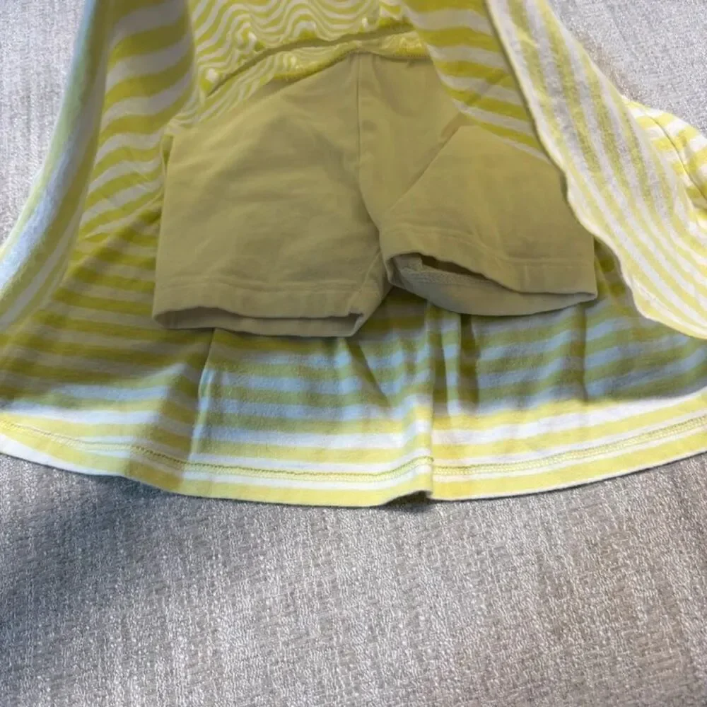Old Navy 3T Girls Skorts Yellow Green